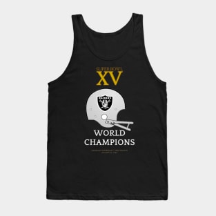 Super Bowl XV World Champion Oakland Raiders Tank Top